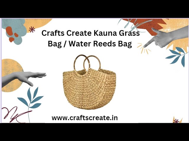 Buy Saanjh Water Hyacinth, Kauna Grass Craft Shopping Weekend Bag Online at  Best Prices in India - JioMart.