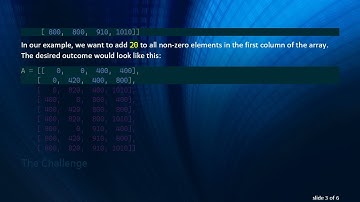 How to Efficiently Update Non-Zero Elements in a NumPy Array