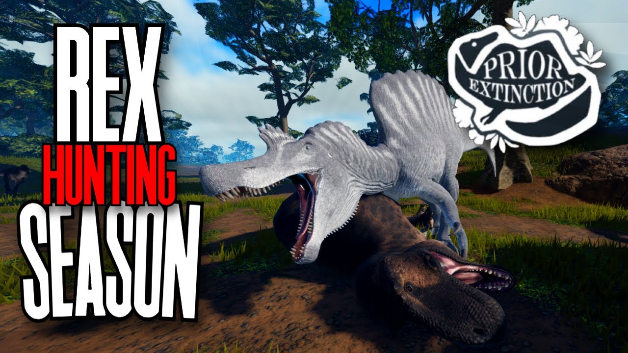 T rex Hunting Season - Dynamotitan Gameplay (Prior Extinction)