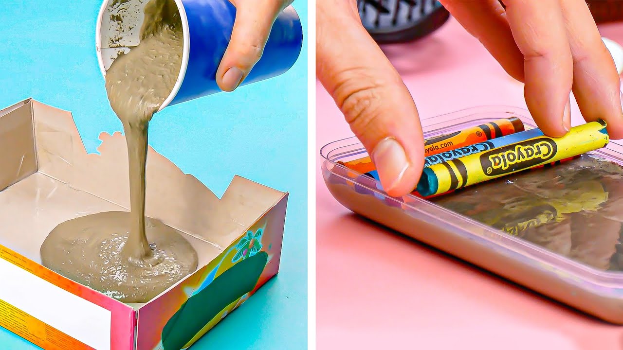 ¡Ponte creativo con el CEMENTO! 14 objetos increíbles de cemento | Fáciles de hacer