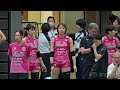 ヴィクトリーナ姫路、数年前の近畿総合大会で試合開始前の様子 #女子バ