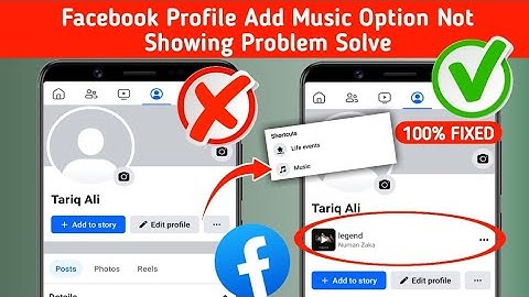 Facebook Profile Add Music Option Not Showing Problem Solve । Facebook Profile Music Option Missing