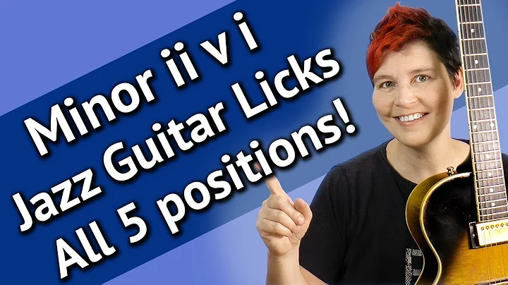 Minor ii v i Jazz Guitar Licks  + THEORY  -  II V ...