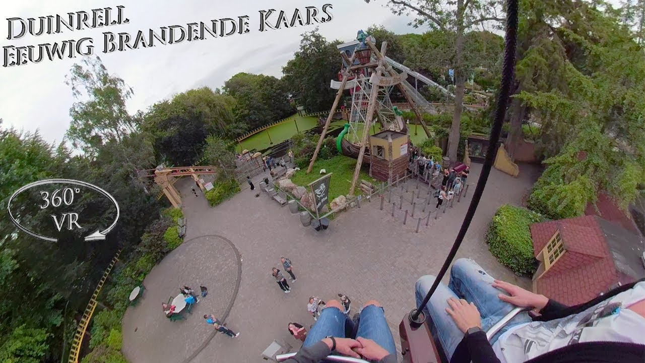 Duinrell Eeuwig Brandende Kaars 360° VR POV Onride