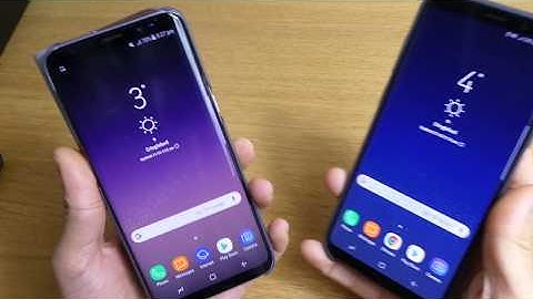 Samsung galaxy S8/S8+ Nougat vs Oreo speedtest