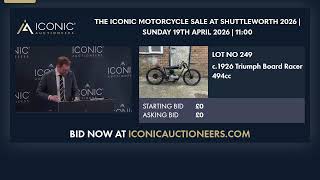 The Iconic Motorcycle Sale at Shuttleworth 2026