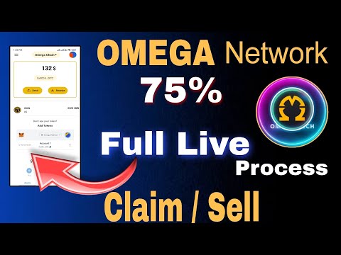 Omega network - 75% Token Live Claim & Sell in Okx Exchange step by step guide  #omega