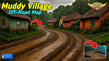 Map Mod Bussid 4.3.4 - New Released Muddy Village Off-Road Map Mod For Bus Simulator Indonesia |