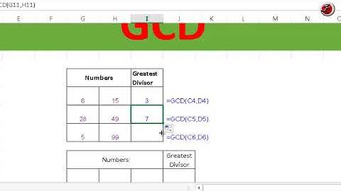 how to find the greatest Divisor for your Numbers with GCD Formula