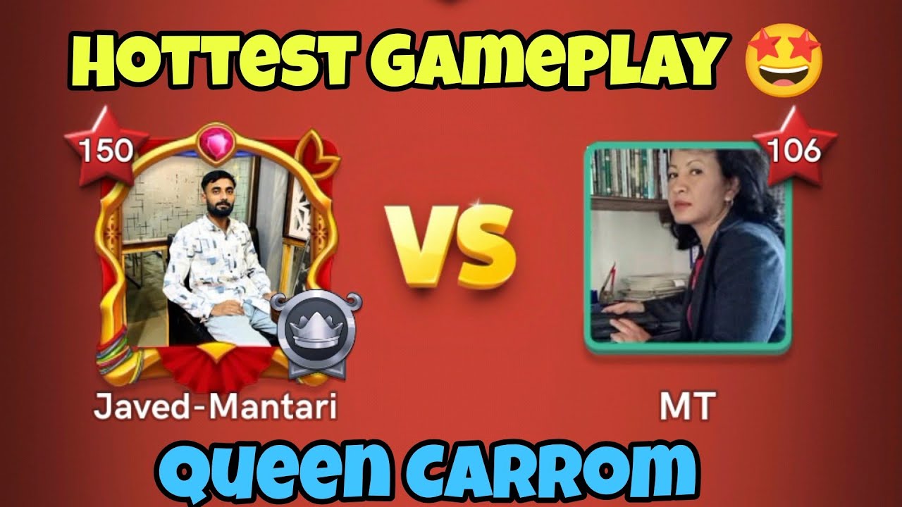 Hottest Gameplay 😍 Carrom Queen 👑 Carrom Pool 🇮🇳 Javed Mantari Gaming 