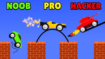 🤢 NOOB vs 😎 PRO vs 😈 HACKER - Draw Bridge | Download App Store APK