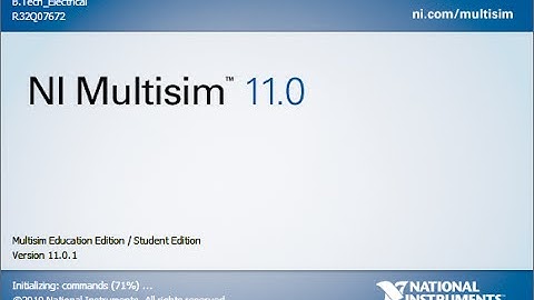 NI Multisim & Ultiboard Circuit Design Suite v11 0 1 - Registered