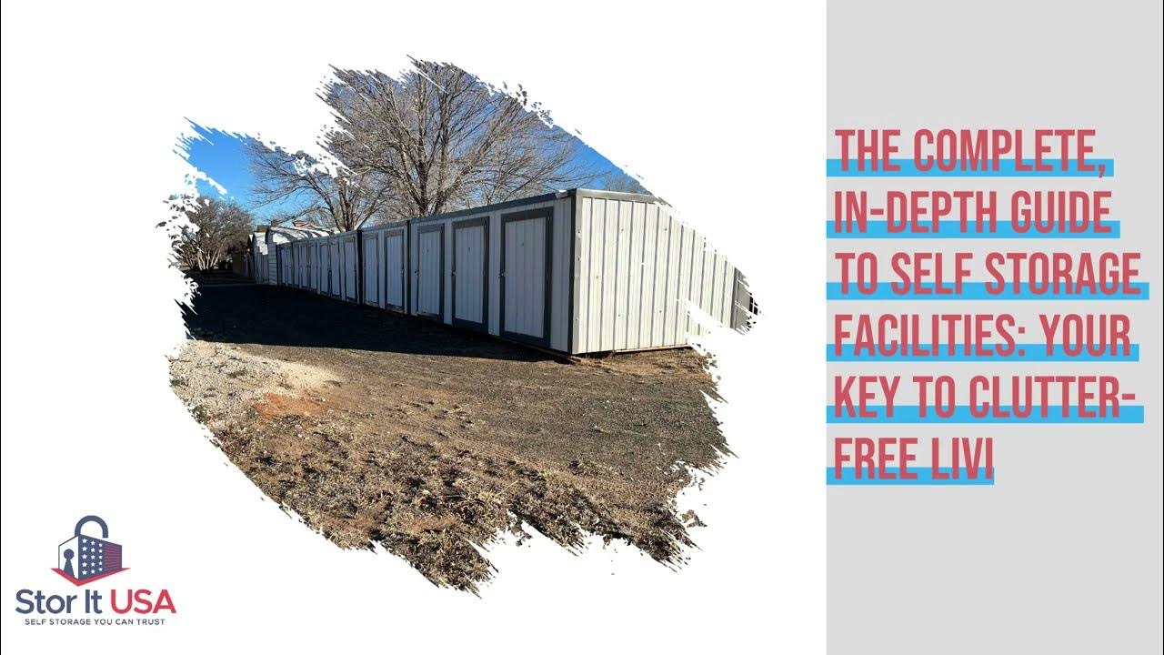 Self Storage Facility Near Levelland TX YouTube