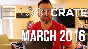 1 Minute Lootcrate Unboxing: March 2016 Versus