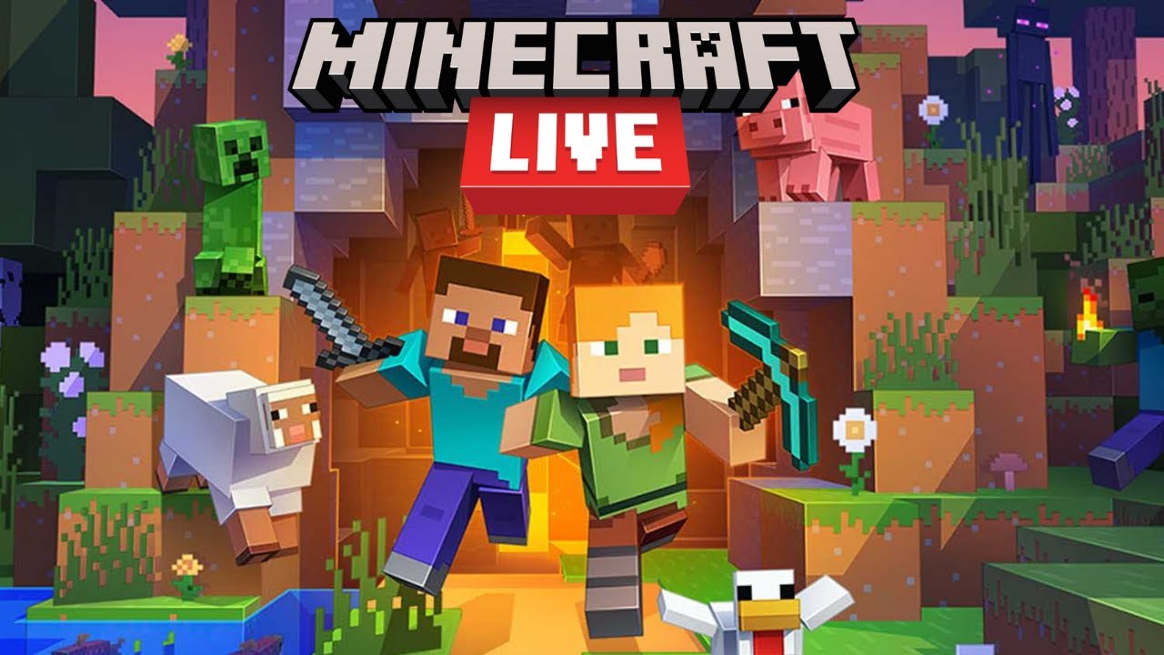 LIVE MINECRAFT MCPE - YouTube