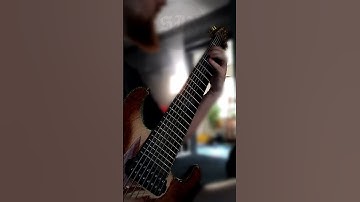 Coil splitting this 8 string Ibanez sounds SPANKY #shorts #loop