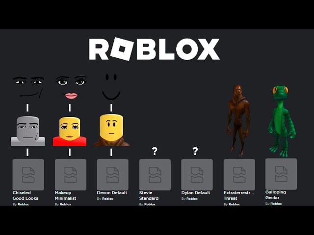 Como Ganhar Os Rostos Animados [Dylan Default, Chiseled Good Looks, Makeup  Minimalist] Roblox Evento 