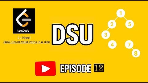 Disjoint Set Union | Leetcode 2867 | Why | Beginner friendly