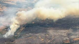 Fast spreading Ross Fire grows to 50,000 acres and still burning