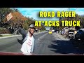 ROAD RAGER DESTROY MY WINDSHIELD | Idiots In Cars, Brake Check, Driving fail, Road Rage 2024