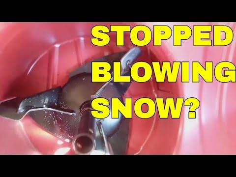 FIX Honda Snowblower That STOPS Blowing Snow! Tutorial