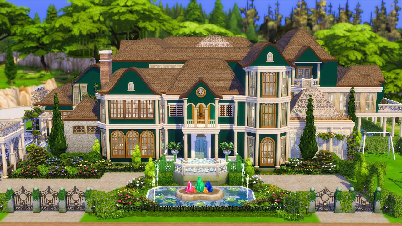 Huge Vintage Mansion | The Sims 4 - Stop Motion Speed Build