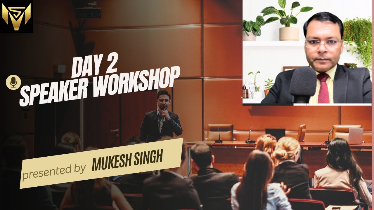 SPEAKER WORKSHOP DAY 2 /To attend our class call 9219606727 - YouTube
