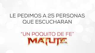 Matute - Un Poquito De Fe (Lyric Video)