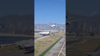plane can't landing on busy airport