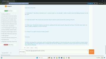 rolling hash rabin karp algorithm pattern searching