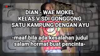 Viral-lagu manggarai-Wae mokel-cover Dian_ft_cover video fanno
