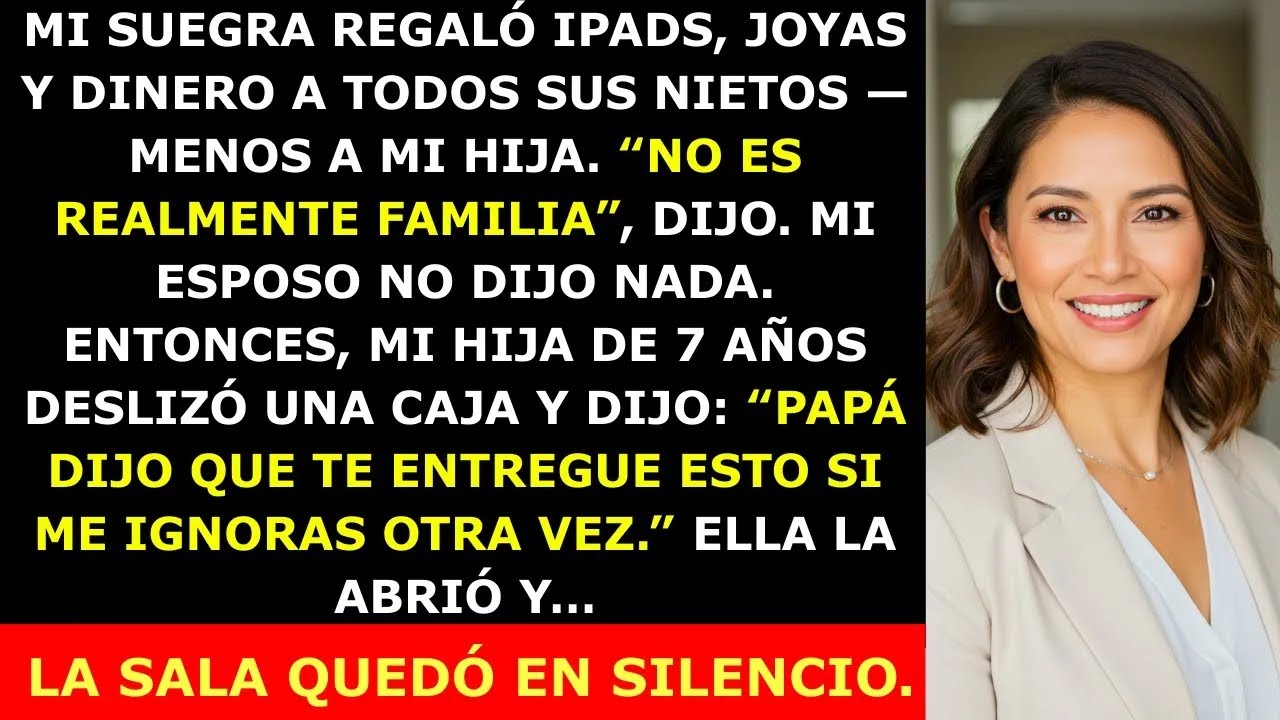 Mi Suegra Dio iPads Y Dinero A Todos Sus Nietos, Menos A Mi Hija  Lo Que Pasó La Dejó En S