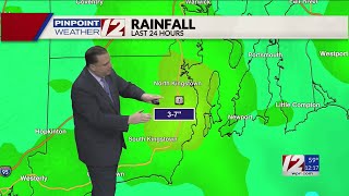 Wpri 12 Weather Forecast 51624 Lighter Rain Through The Afternoon After 2-7 Of Rain Fell