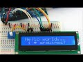 كيفية توصيل شاشة LCD مع الأردوينو UNO و الكود الخاص بها