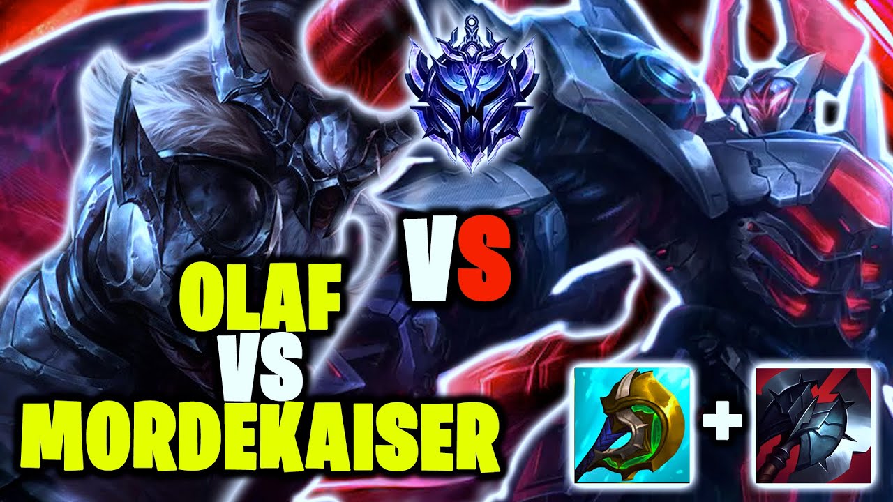 OLAF VS MORDEKAISER TOP, League of Legends