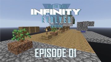 FTB Infinity Evolved Skyblock - 01 - A HELL OF A START [EXPERT MODE]