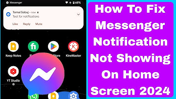 Fix Messenger Notification Not Showing On Home Screen | Messenger Notification Not Coming On Android