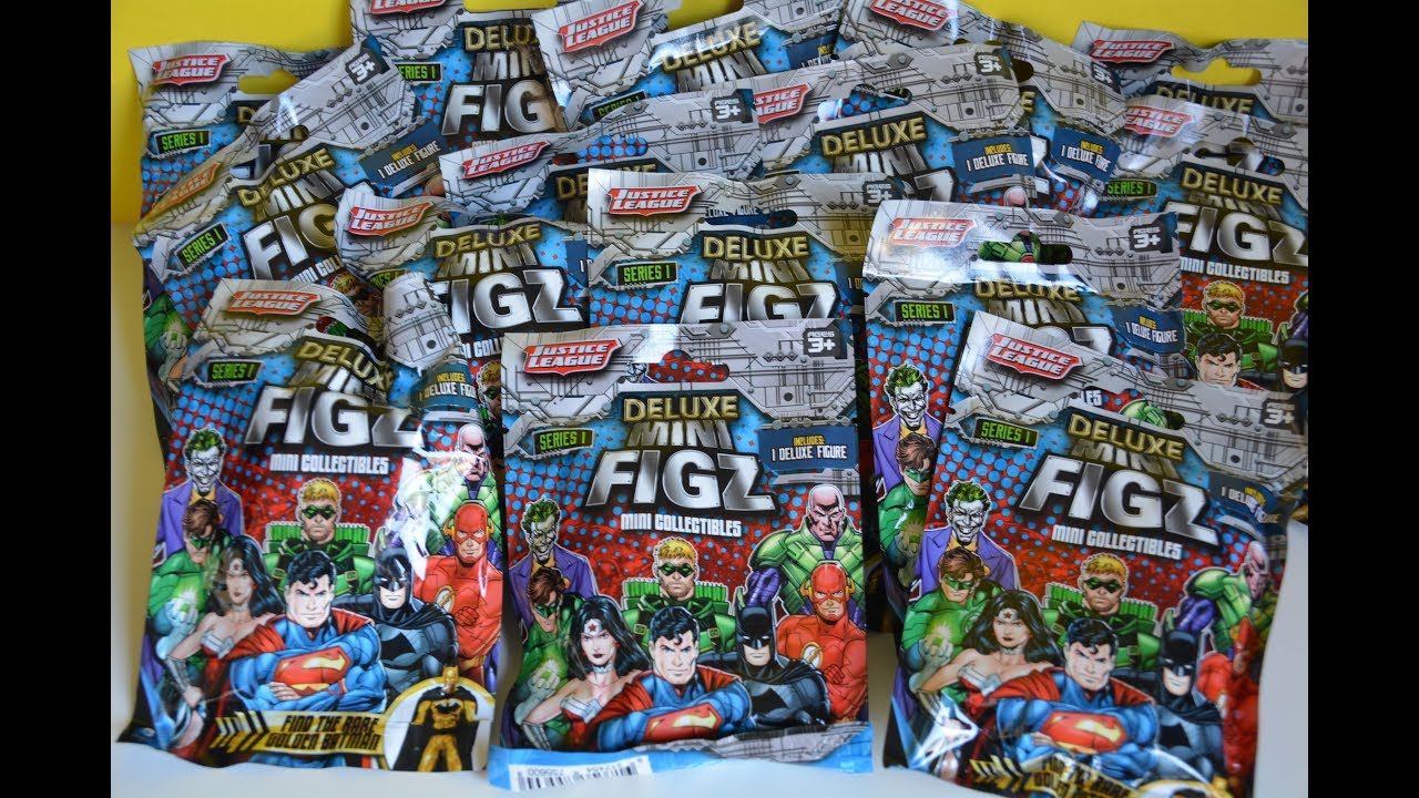 Justice League Deluxe Mini Figz Blind Bag Opening Series 1 YouTube