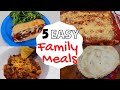 LARGE FAMILY EASY DINNER IDEAS | COOK WITH ME CLEAN OUT THE FRIDGE