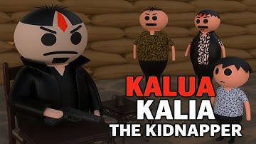 Kalua Kalia The Kidnapper ||MJO|| 3D Animated Story | MJO  FUNNY TOONS | Hindi Comedy
