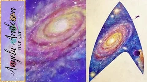 Star Trek 50 Artwork | Galaxy Acrylic Painting |Tr...