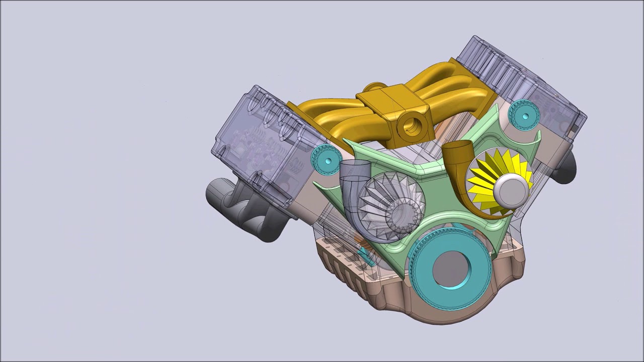 Engine car full assembly - YouTube