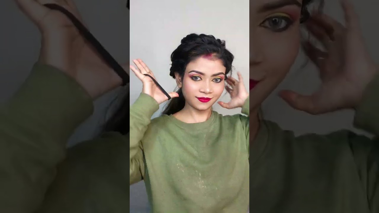 Easy Bun hairstyle with gajra| wedding guest Bun hairstyle with gajra|