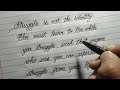 Simple handwriting | Easy English writing | Palash Calligraphy