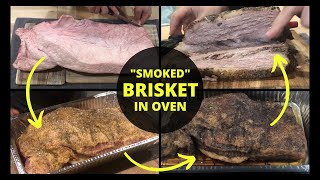 Oven Smoked Brisket Using Liquid Smoke