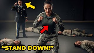 Quatro cadetes cercaram o tapete quarenta e cinco segundos depois o coronel grit