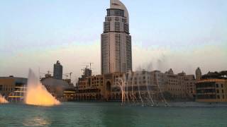 The Dubai Fountain- Dubai Mall - Water show (Ezel Jenerik Music)