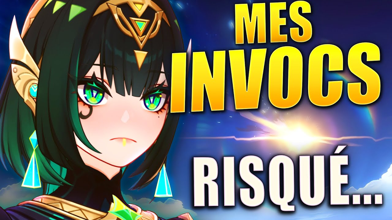 J'ESSAYE LA BANNIÈRE D'ARMES ET... - Mes Invocations Nefer + Arme