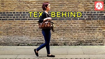 Text Behind Objects In Kinemaster | Text Behind Object Tutorial | Text Behind Moving Object