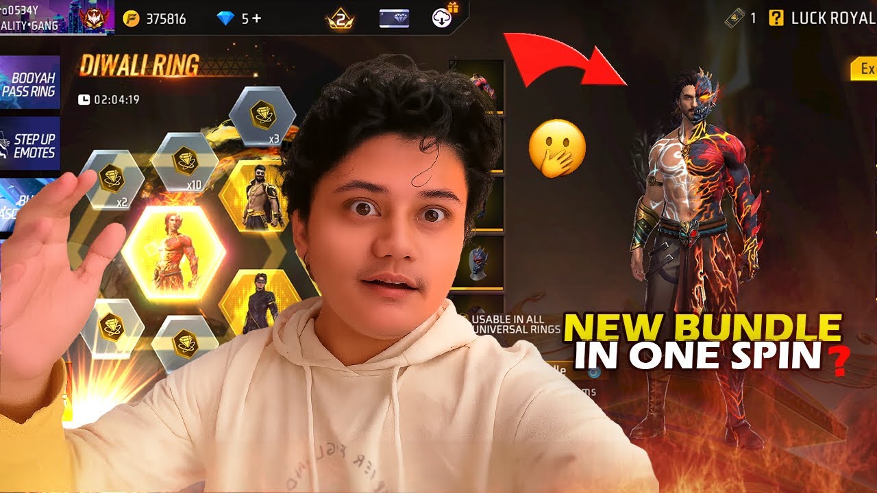 Unseen Rare Bundle Event 1 Spin Trick 🤩 & Gameplay 🤗 Flew yup Live